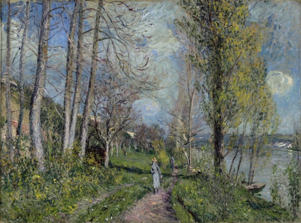 Alfred Sisley, Banks of the Seine at By