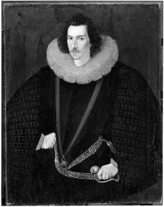 Sir William Segar - Robert Devereux, 2nd Earl of Essex, as a Knight of the Garter - 44.621 - Museum of Fine Arts