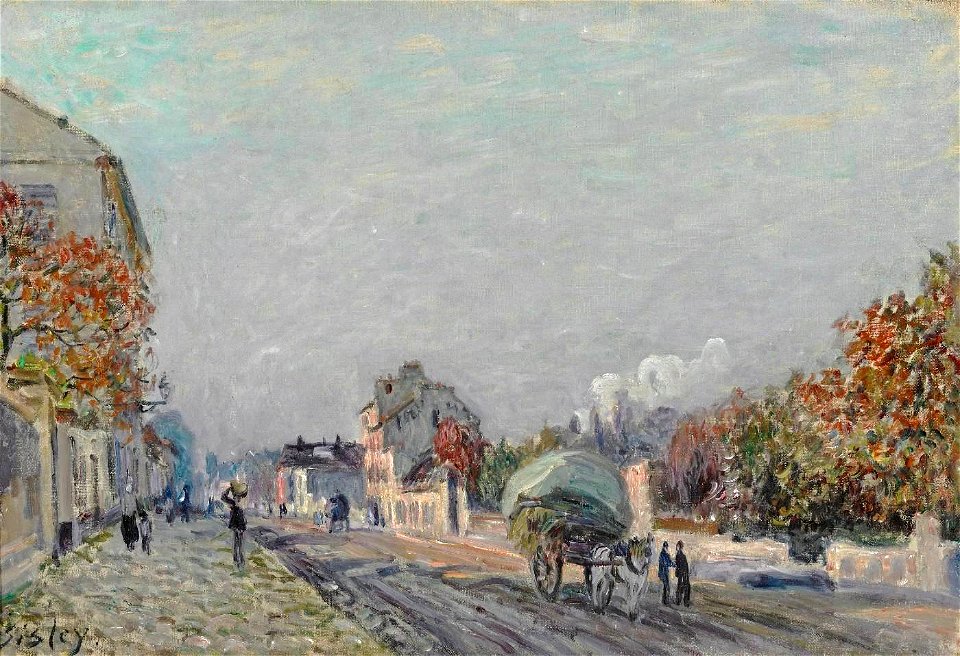Street in Marly by Alfred Sisley, High Museum of Art