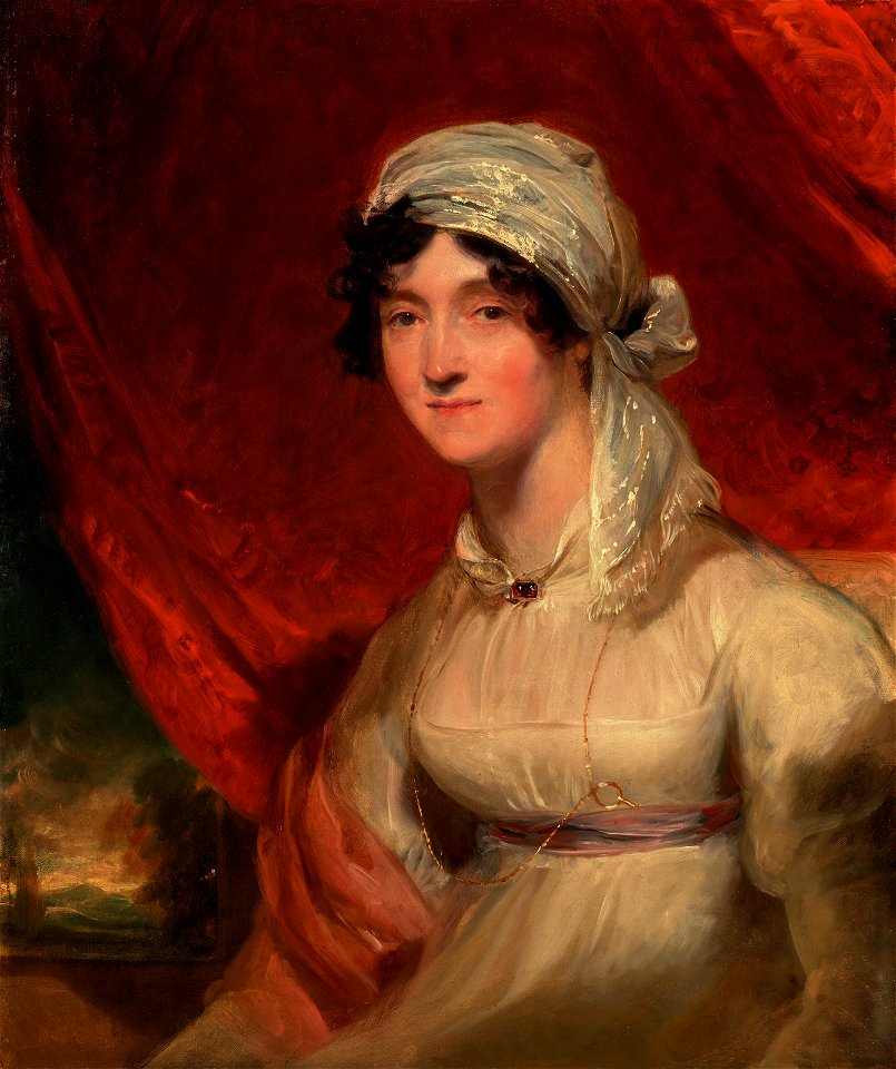Sir thomas lawrence pra portrait of jean babington half-length seated120120)