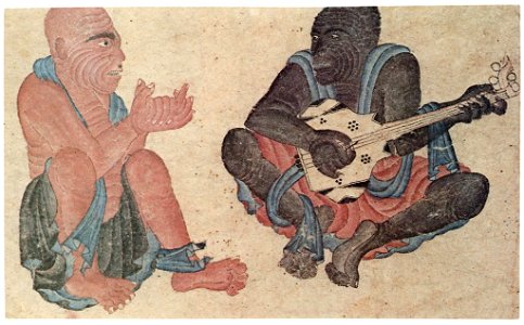 Siyah Qalem - Hazine 2153, s.37b - musician