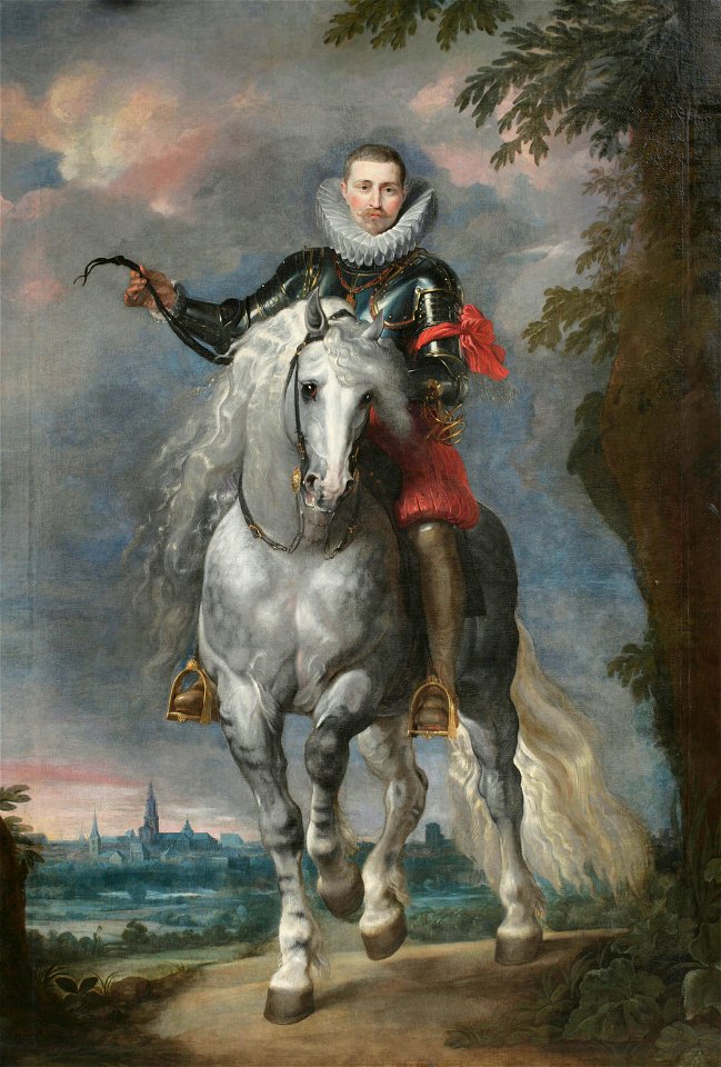 Sir Peter Paul Rubens (Siegen 1577 - Antwerp 1640) - Portrait of Don Rodrigo Calderon on Horseback (1577-8-1625) - RCIN 404393 - Royal Collection