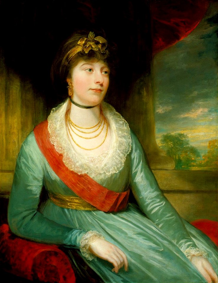 Sir William Beechey (1753-1839) - Charlotte, Princess Royal (1766-1828) - RCIN 403413 - Royal Collection