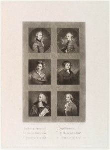 Sir Robert Fletcher; Monsieur Gaultere; Charles Lucas; General Conway; Francis Hargrave; Sir Ralph Noel Milbanke, 6th Bt by Sir Joshua Reynolds