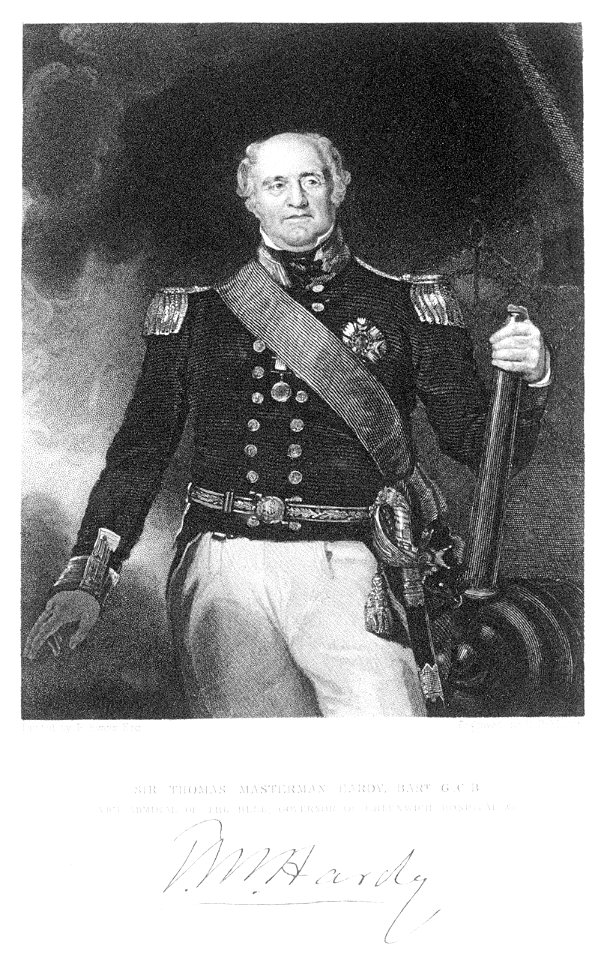 Sir Thomas Masterman Hardy, Bart, G.C.B. Vice Admiral of The Blue, Governor of Greenwich Hospital, &c RMG PU3487r