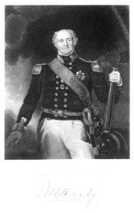 Sir Thomas Masterman Hardy, Bart, G.C.B. Vice Admiral of The Blue, Governor of Greenwich Hospital, &c RMG PU3487r