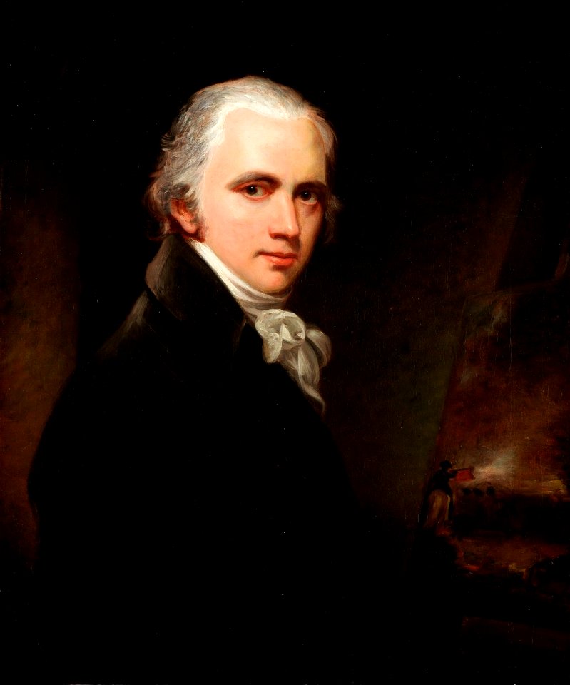 Sir William Beechey, self-portrait, c1800