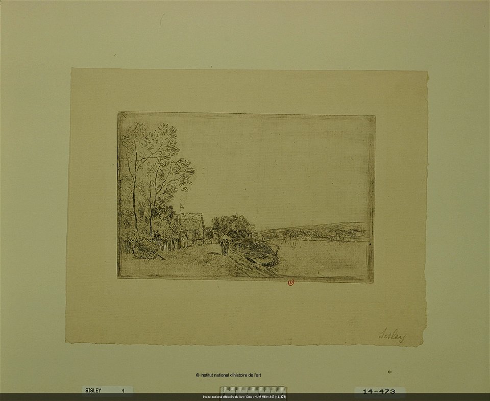 Sisley - Paysage au bord de Loing, NUM Mfilm 347 (14, 473)