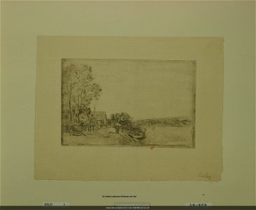 Sisley - Paysage au bord de Loing, NUM Mfilm 347 (14, 473)