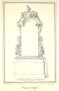 Sir Thomas Hanmer's monument, Hanmer Chapel, 1794