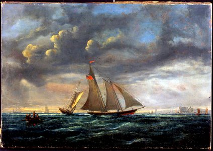 AMERICA kappseglingsskonare, S 6353