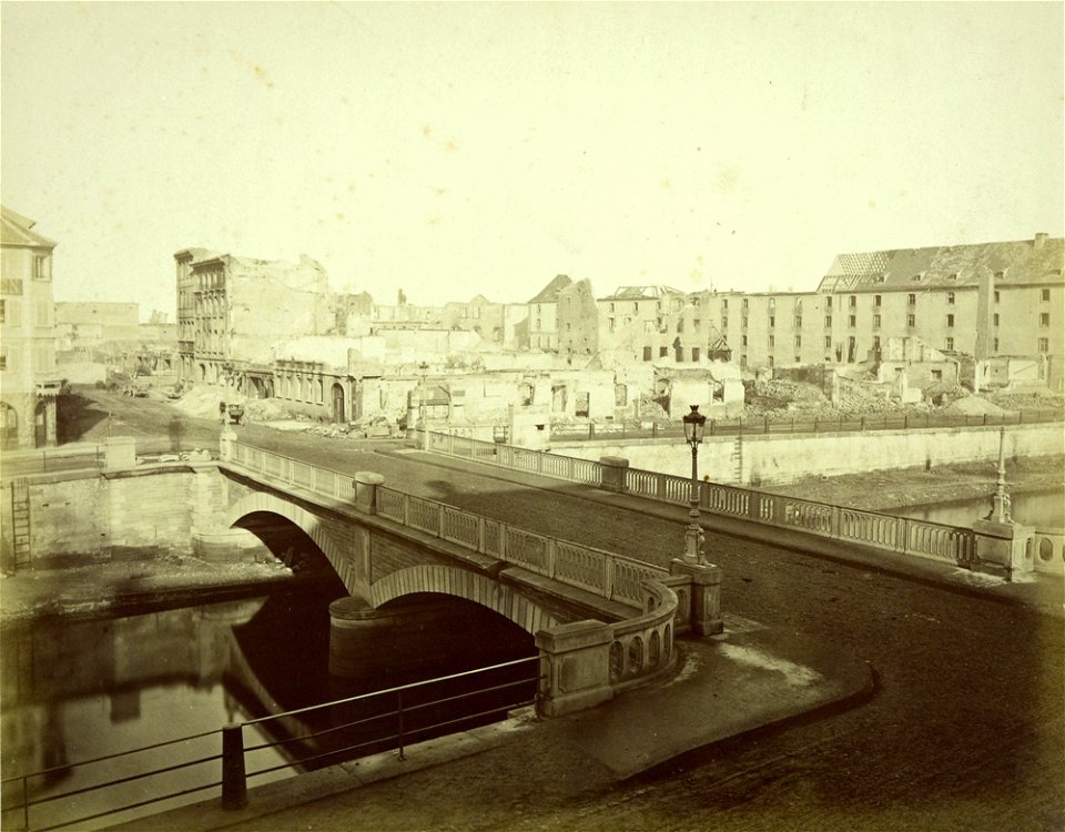 Siège de Strasbourg, 1870, Faubourg de Pierre et Pont