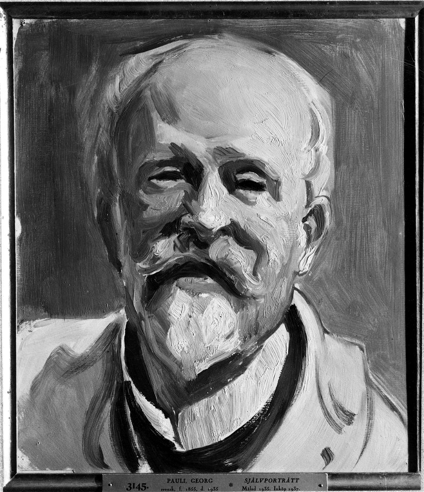 Självporträtt (Georg Pauli) - Nationalmuseum - 20198