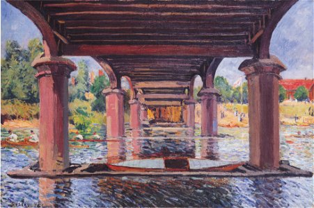 Sisley - Unter der Brücke von Hampton Court