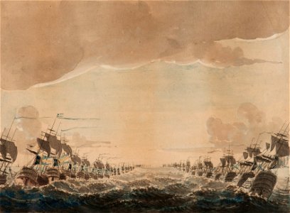 Sjöstrid-Storm 25 juli 1789 - Sjöhistoriska museet - O 03948
