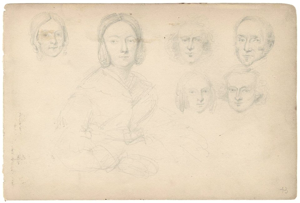 Six unknown sitters by William Egley (2)