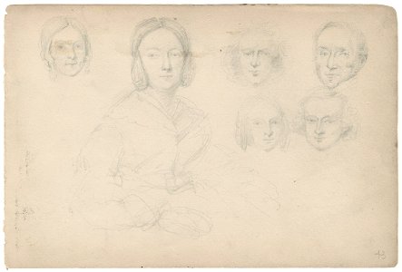 Six unknown sitters by William Egley (2)