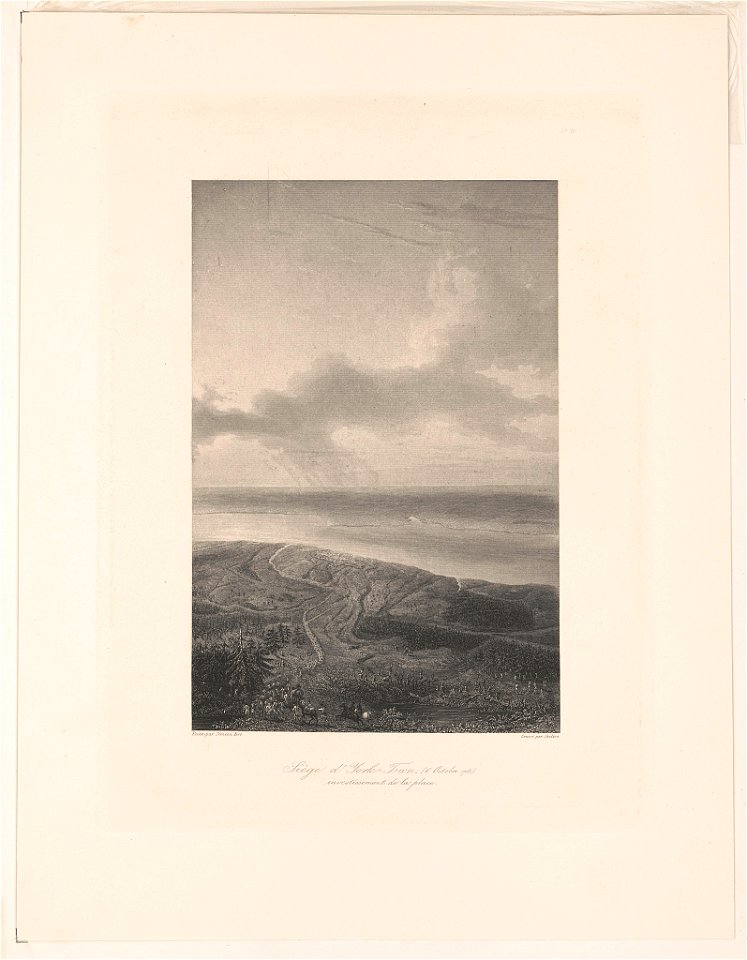 Siège d' York-Town, (6 Octobre 1781) investissement de la place - peint par Siméon Fort ; gravé par Skelton. LCCN2017651507