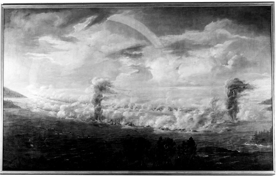 Sjöstrid-Svensksund 1790 - Sjöhistoriska museet - O 04281