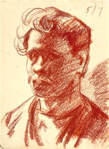 Sketchbook 14, Self-Portrait by Theo van Doesburg Centraal Museum AB4123-O