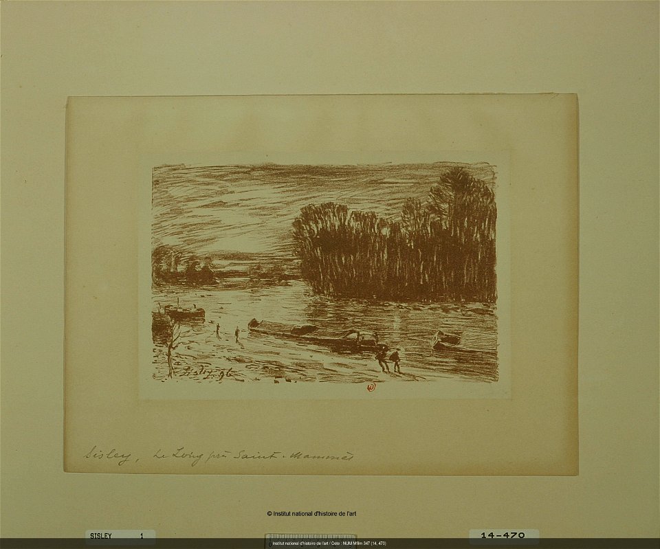 Sisley - Le Loing près St Mammès, NUM Mfilm 347 (14, 470)