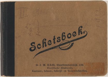 Sketchbook 18 by Theo van Doesburg AB4138