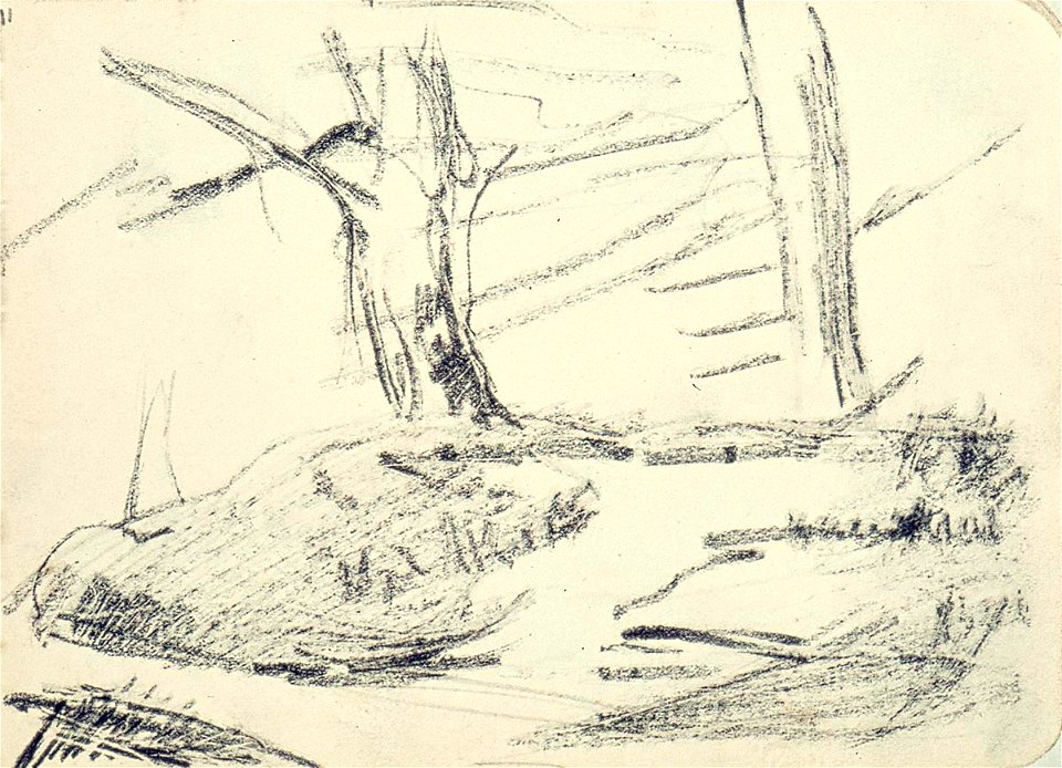 Sketchbook 24, Forest Path by Theo van Doesburg Centraal Museum AB4128-K
