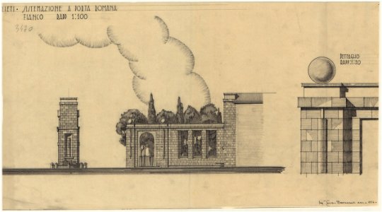Sistemazione di Porta Romana (Bazzani) 13 - fianco