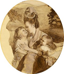 Sketch for The Copley Family A12649