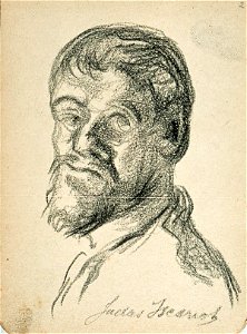 Sketchbook 26, Self-Portrait as Judas Iscariot by Theo van Doesburg Centraal Museum AB4118-C