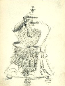 Sketchbook 23, Teapot on a Tealight by Theo van Doesburg Centraal Museum AB4116-C