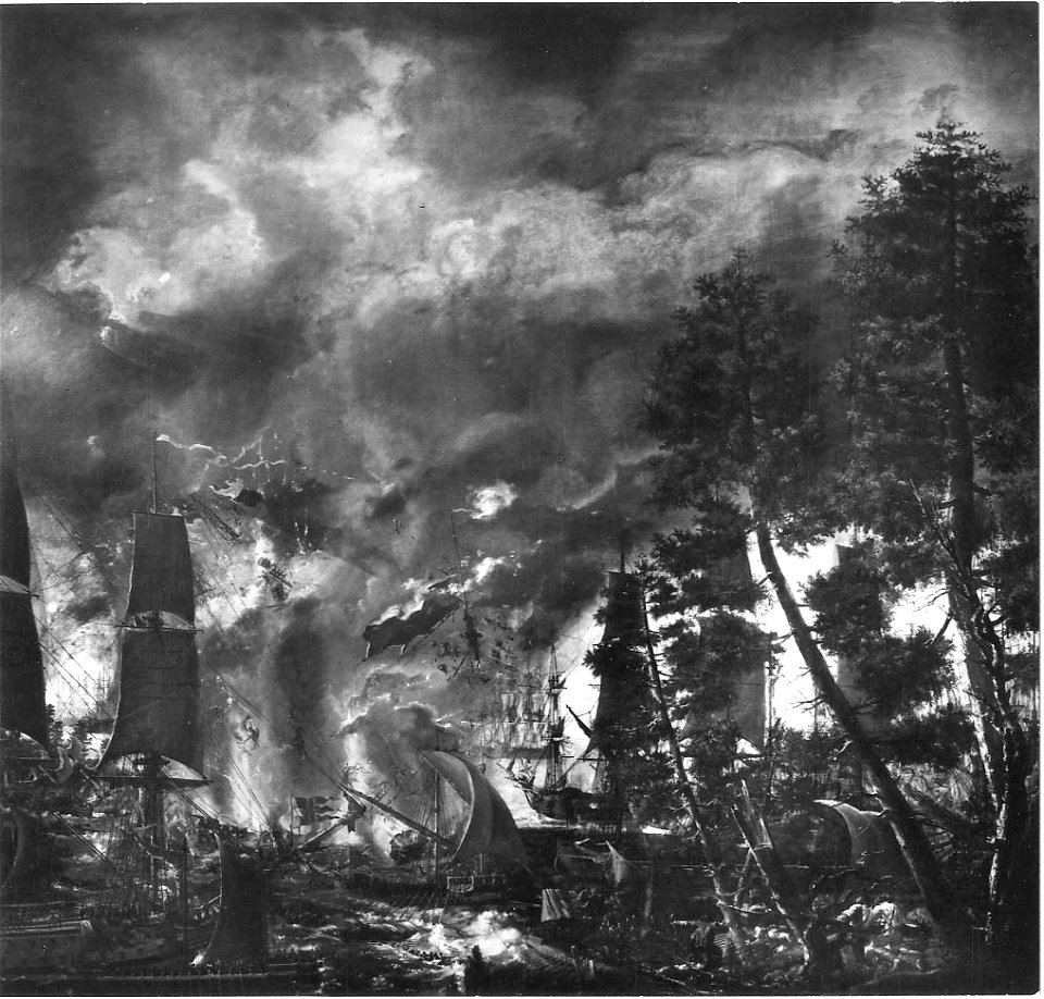 Sjöstrid-Viborgska gatloppet 1790 - Sjöhistoriska museet - O 04280