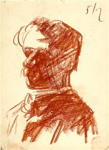 Sketchbook 14, Self-Portrait by Theo van Doesburg Centraal Museum AB4123-P