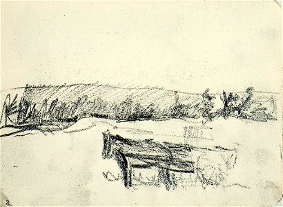 Sketchbook 24, Landscape with Horse and Wagon by Theo van Doesburg AB4128-H