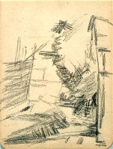 Sketchbook 27, Road with Trees and a House by Theo van Doesburg Centraal Museum AB4126-W
