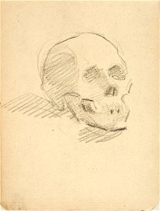 Sketchbook 26, Skull by Theo van Doesburg Centraal Museum AB4118-H