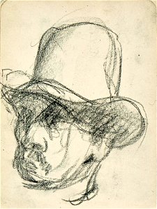 Sketchbook 17, Portrait of a Man with a Hat by Theo van Doesburg Centraal Museum AB4124-K