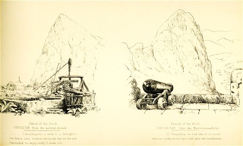 Sketch of the Rock Gibraltar From the Mediterranean Battery - O’hara (smith) - - 1859