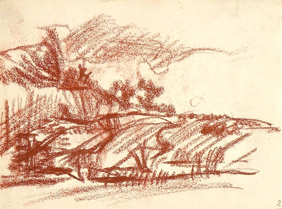 Sketchbook 14, Landscape by Theo van Doesburg Centraal Museum AB4123-D