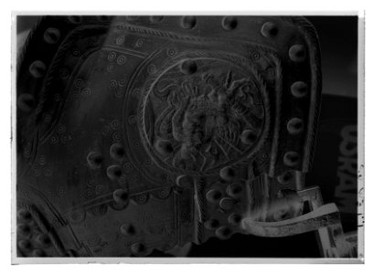 Skenor till tassett, 1600-tal - Livrustkammaren - 26819-negative