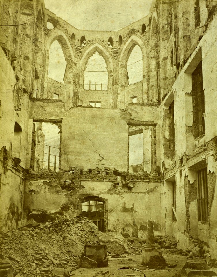 Siège de Strasbourg, 1870, Bibliothèque (intérieur)