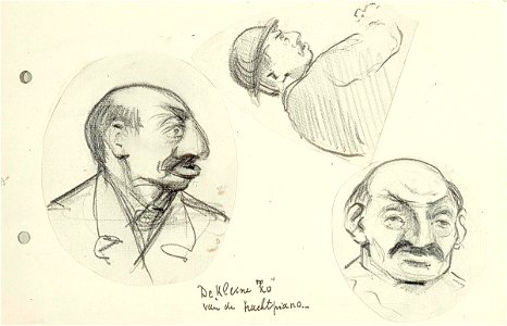 Sketchbook 40, De Kleine Ko van de nachtpiano by Theo van Doesburg Joods Historisch Museum MB00788