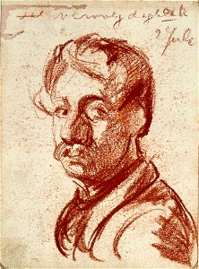 Sketchbook 14, Self-Portrait by Theo van Doesburg Centraal Museum AB4123-U