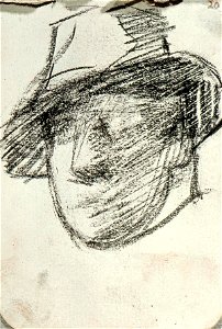 Sketchbook 35, Portrait of a Man with a Hat by Theo van Doesburg Centraal Museum AB4132-V