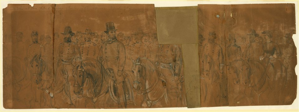 Sketch at the grand review of the Army of the Potomac April 9th LCCN2004660698