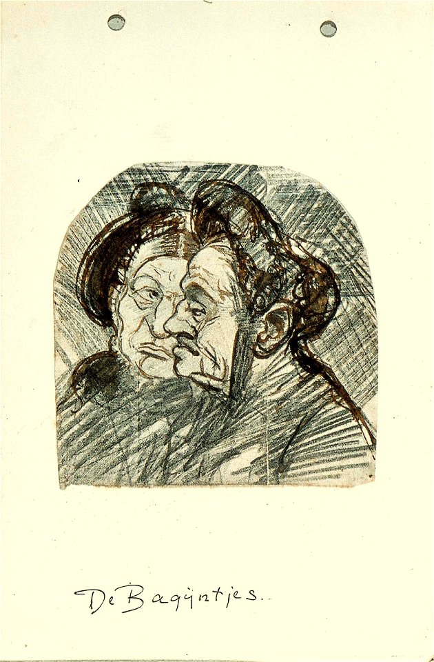 Sketchbook 40, De Bagijntjes by Theo van Doesburg Joods Historisch Museum MB00771