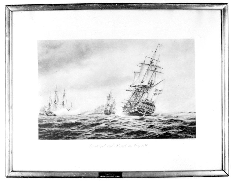 Sjöstrid-Reval 1790 - Sjöhistoriska museet - O 11546