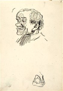 Sketchbook 20, Portrait of a Man by Theo van Doesburg Centraal Museum AB4139-J