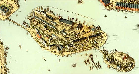 Skeppsholmen Kastellholmen 1870