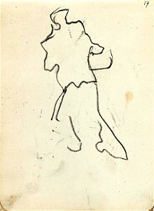 Sketchbook 5, A Man Walking by Theo van Doesburg Centraal Museum AB4141-Q